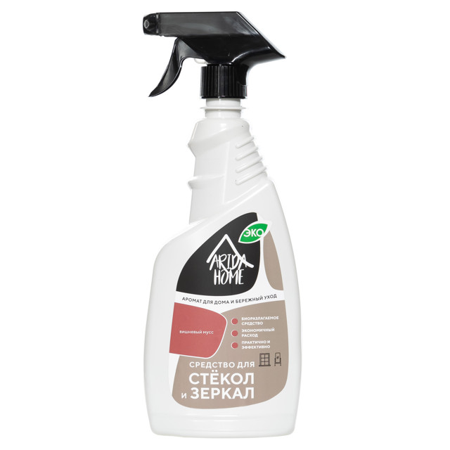 средство для стекол ARIDA HOME Вишневый мусс спрей 500мл